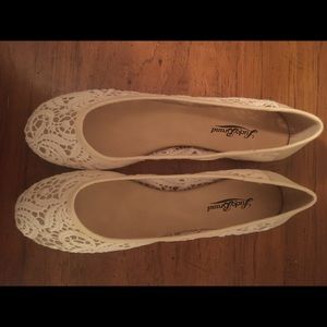 Lucky brand lace flat shoes NWB